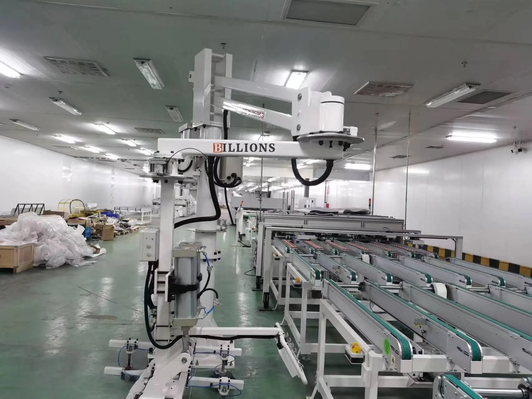 Food processing application for BILLIONS Pneumatic Manipulator